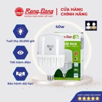 Bóng đèn Led Bulb trụ 40W Rạng Đông, tròn to siêu sáng tiết kiệm điện đui e27 MODEL Bulb Trụ 40W