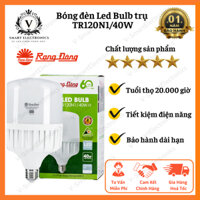 Bóng đèn Led Bulb trụ 40W Rạng Đông, Model LED TR120N1/40W, tròn to siêu sáng, siêu tiết kiệm điện đui e27, BH 12 tháng