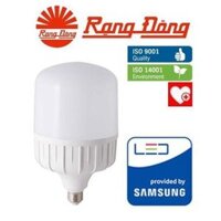 Bóng đèn LED BULB trụ nhôm đúc 40W Rạng Đông, chip LED  LED TR10040W
