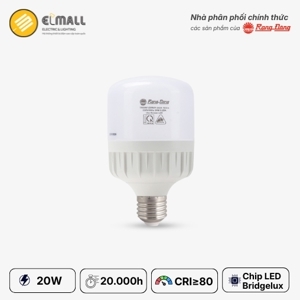 Bóng đèn LED bulb trụ Rạng Đông TR80N1/20W