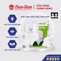 Bóng đèn led bulb TRỤ Rạng Đông, 20w, 30w, 40w, 50w, 60w, 80w MODEL Bulb Trụ - Tài Oanh