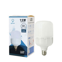 Bóng đèn LED bulb trụ vỏ nhựa sọc giá rẻ 15W [BE-GR-S04]				Còn hàng