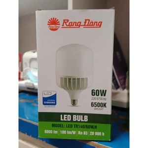 Bóng đèn LED búp Rạng Đông TR140/60W