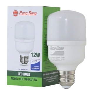 Bóng đèn LED búp Rạng Đông TR60N2/12W E27 SS