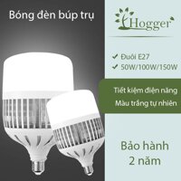 Bóng đèn led búp trụ công suất 50W 100W 150W tiết kiệm điện năng đuôi E27 bầu bóng chất liệu PC tản nhiệt nhanh ánh sáng màu trắng tự nhiên không chói mắt không nhấp nháy Led Bulb