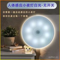 Bóng đèn LED cảm biến chuyển động sạc thông minh đèn ngủ đèn bàn cạnh giường đèn tủ đèn hành lang đèn xung quanh
