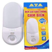 Bóng đèn led cảm ứng hồng ngoại gắn tường ATA AT-1512(12W)(bóng led sáng, tiết kiệm điện)(tự động bật tắt đèn khi có người khi trời tối(thiếu ánh sáng)