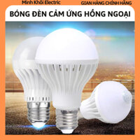 Bóng đèn Led cảm ứng hồng ngoại 5W sáng trắng,bóng đèn cảm ứng chuyển động thông minh,bóng đèn cảm biến,bóng đèn