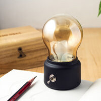 Bóng Đèn LED Cổ Điển Thổi Retro Để Bàn Đèn USB Sạc Đèn Trang Trí Nhà Cửa Cho Năm Mới Phòng Học Đèn Ngủ