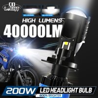 Bóng đèn LED có thể tháo rời có thể điều chỉnh H4 H7 Projector Mini Lens Led Headlight Bulb Canbus Car/Motor 12V 24V