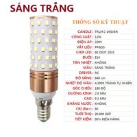 Bóng đèn LED corn 12w E14