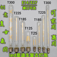 Bóng đèn LED dây E14/E27, bóng đèn trang trí retro cho nhà hàng, quán bar, không khí nghệ thuật