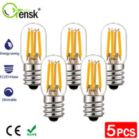 Bóng Đèn Led Dây Tóc Edison Mini 2W E12 E14 220V T20 Ánh Sáng Trắng Ấm Áp Tiết Kiệm Năng Lượng