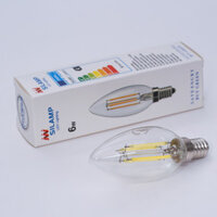 Bóng Đèn Led Dây Tóc Edison C35 6W E14  Silamp - TRUNG TÍNH