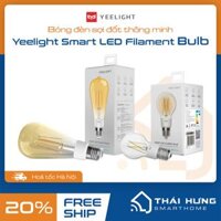 Bóng Đèn Led dây tóc Thông Minh Yeelight Filament Bulb ST64 YLDP12YL, đui E27 - Hỗ trợ Homekit - Edison vintage - YLDP12YL bóng tròn