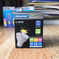 Bóng đèn Led đui GU10 công suất 5.2w với công nghệ góc chiếu kép |Megaman chính hãng|