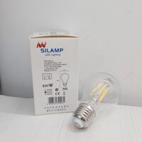 BÓNG ĐÈN LED EDISON TRÒN A60 ĐUI E27 CÔNG SUẤT 6W - Ánh sáng vàng - 1 Bóng