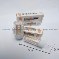 Bóng đèn LED ghim ngón HAPOVA EVIS G4 3W - 220V nhỏ gọn tiện dụng. LED chân kim cho đèn trang trí