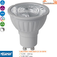 Bóng Đèn Led GU10 Megaman LR211052 5.2w 24D/35D DIM
