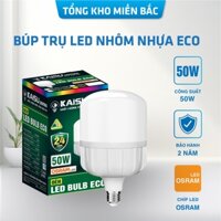 Bóng Đèn LED KAISU 50W, Led Bulb Tròn Sáng Vàng, Sáng Trắng Tiết Kiệm Điện Siêu Sáng, Đui E27