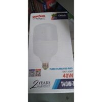 bóng đèn led kiểu trụ 40w okas
