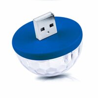 Bóng đèn Led mini USB cảm biến theo nhạc giao màu ngẫu nhiên - Hàng chính hãng