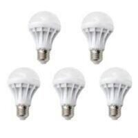 bóng đèn led nấm 7w vỏ nhựa đuôi E27 - Ánh sáng trắng - 1 Bóng