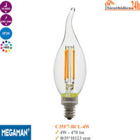 Bóng Đèn Led Nến Fila Megaman C35F7-BCL-4w E14