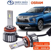 Bóng đèn Led Osram H11 XLZ 3.0 xe Mazda, Honda, Toyota, Kia, Mitsubishi, Chevrolet,.. siêu sáng trắng I6211CW 50W 4000LM
