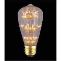Bóng đèn led pháo hoa ST64 thủy tinh trong, đui vặn E27 ST64-CT