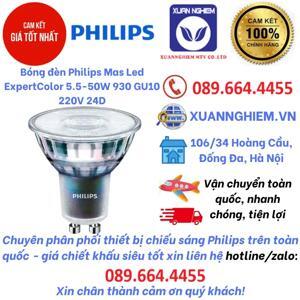 Bóng đèn led Philips Master GU10 - 5.5W , quang thông 400 lm