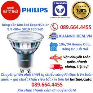 Bóng đèn led Philips Master GU10 - 5.5W , quang thông 400 lm