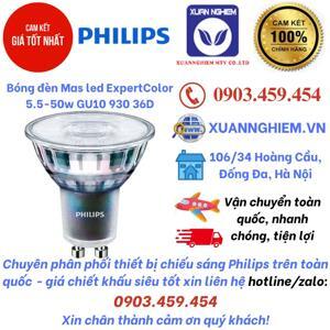 Bóng đèn led Philips Master GU10 - 5.5W , quang thông 400 lm