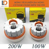 BÓNG ĐÈN LED SẠC TÍCH ĐIỆN KÍN NƯỚC SIÊU SÁNG CẦM PIN LOẠI TỐT