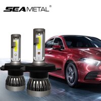 Bóng đèn LED SEAMETAL H1 H7 H11 9005 9006 12V 24V đèn pha ô tô 6000K 90W 9600LM đèn sương mù