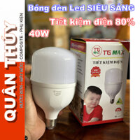 Bóng đèn Led SIÊU SÁNG TG Max - tiết kiện điện 80% - Công suất 40W (1 bóng)