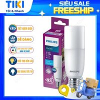 Bóng đèn LED Stick PHILIPS E27 - Kích thước nhỏ gọn, Thay thế hoàn hảo cho bóng đèn Compact - Hàng Chính Hãng - 11W - Trắng 6500K
