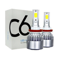 Bóng đèn Led tăng sáng C6 pha-cốt-gầm các chân H1-H3-H4-H7-H8,H9,H11-9012-9005/HB3-H9006/HB4 chất lượng cao cho xe hơi