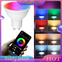 Bóng đèn LED thông minh WiFi GU10 4.7W 400LM 16 triệu màu RGB cho Alexa Google Home