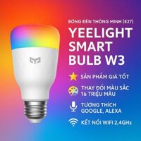 Bóng đèn LED thông minh XIAOMI Yeelight W3 E26/E27, điều khiển App, đèn RGB