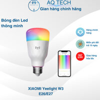Bóng đèn LED thông minh XIAOMI Yeelight W3 E26/E27, điều khiển App, đèn RGB, bản quốc tế
