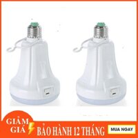 Bóng đèn LED tích điện 15W kết hợp đèn pin - Combo 2 bóng