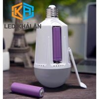 Bóng đèn LED tích điện 20w siêu sáng tiết kiệm điện(4-6H), Đèn led tích điện pin rời