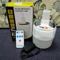 Bóng Đèn LED Tích Điện Có Điều Khiển Từ Xa, Bóng Đèn Tích Điện đa năng 100w và tấm năng lượng - Gia Dụng OLympia