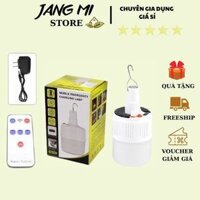 Bóng Đèn Led Tích Điện Thông Minh 100w Có Remote Điều Khiển Từ Xa 4 Chế Độ Siêu Sáng Gia Dụng Giá Sỉ