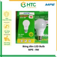 Bóng đèn LED tròn BULB 9w - Thương hiệu MPE - Trắng -6500K