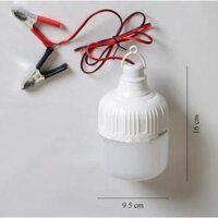 Bóng đèn Led Trụ 20W,30W,50W kín nước kẹp bình ắc quy 12V siêu sáng - 30W