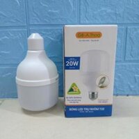 Bóng đèn Led trụ nhôm 60w 50w 40w 30w 20w 10w 5w Thiết Bị Điện ánh sáng trắng tiết kiệm điện 80 bảo hành 1 năm - 5w