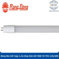 Bóng đèn LED Tuýp T8 1.2m 18W thủy tinh LED TUBE T8 TT01 120/18W Rạng Đông – Hàng Chính Hãng