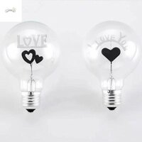 Bóng đèn ngọn lửa PHẦN, Bóng đèn nghệ thuật hướng dương hoa hồng, Giá đỡ vít trái tim nhỏ không khí Đèn ngủ sáng tạo Lễ hội